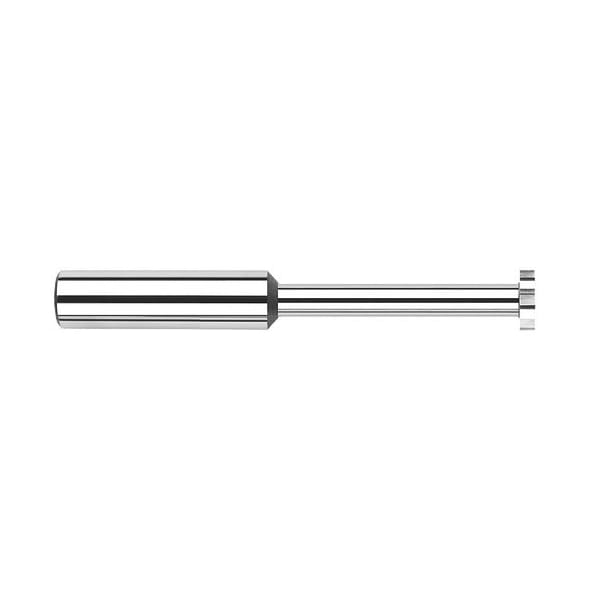 Harvey Tool 1/8 in. Cutter dia. x 1/16 Width x 1/2 in. Neck CarbideSquare Standard Keyseat Cutter, 6 Flutes 749762 - main